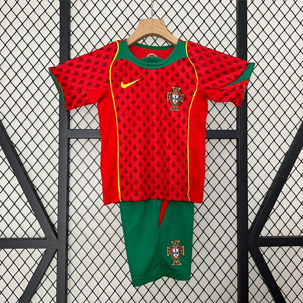 Maglia Portogallo Home Bambino Retro 2004